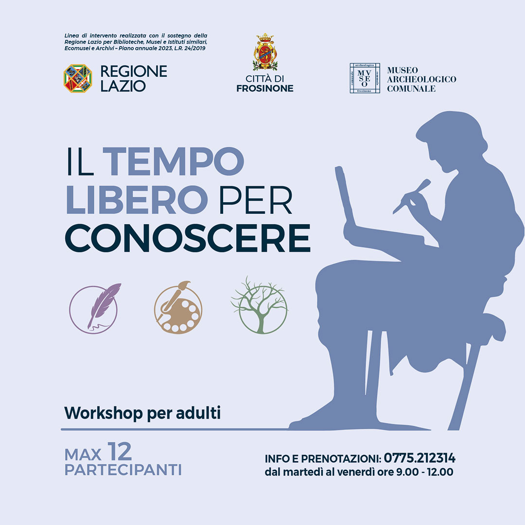 IL TEMPO LIBERO PER CONOSCERE - Workshop per adulti