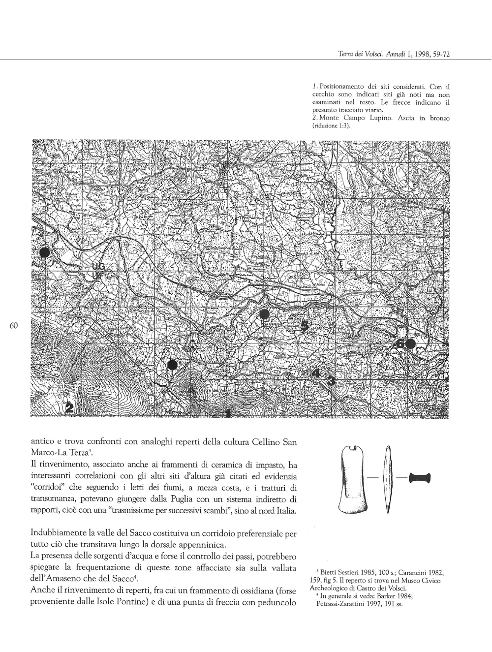 Terra dei Volsci. Annali del Museo Archeologico di Frosinone, 1998, 1, Avilia-Bruto