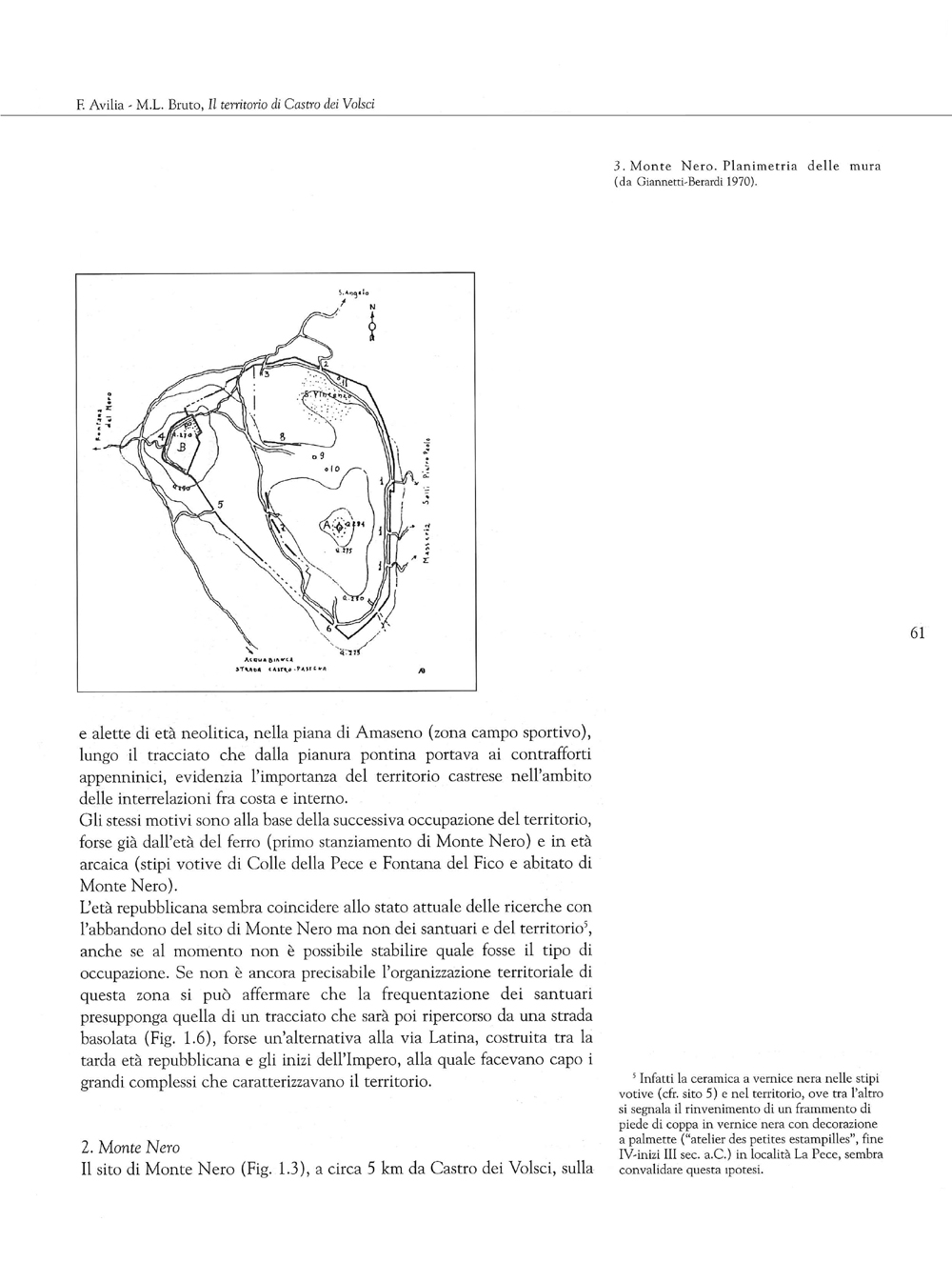 Terra dei Volsci. Annali del Museo Archeologico di Frosinone, 1998, 1, Avilia-Bruto