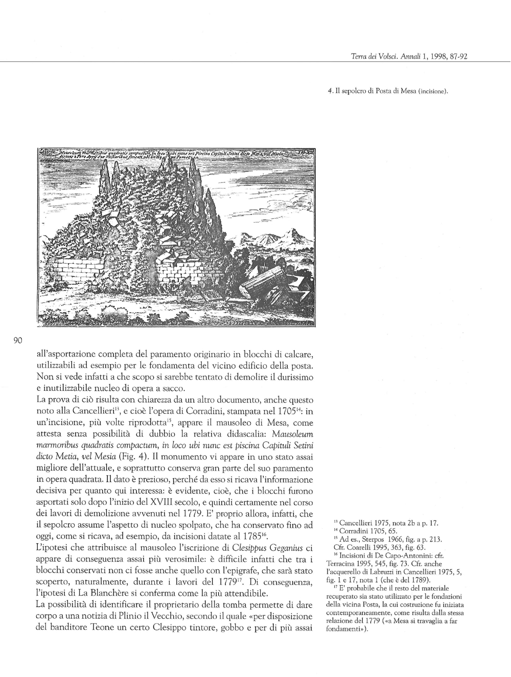 Terra dei Volsci. Annali del Museo Archeologico di Frosinone, 1998, 1, Filippo Coarelli