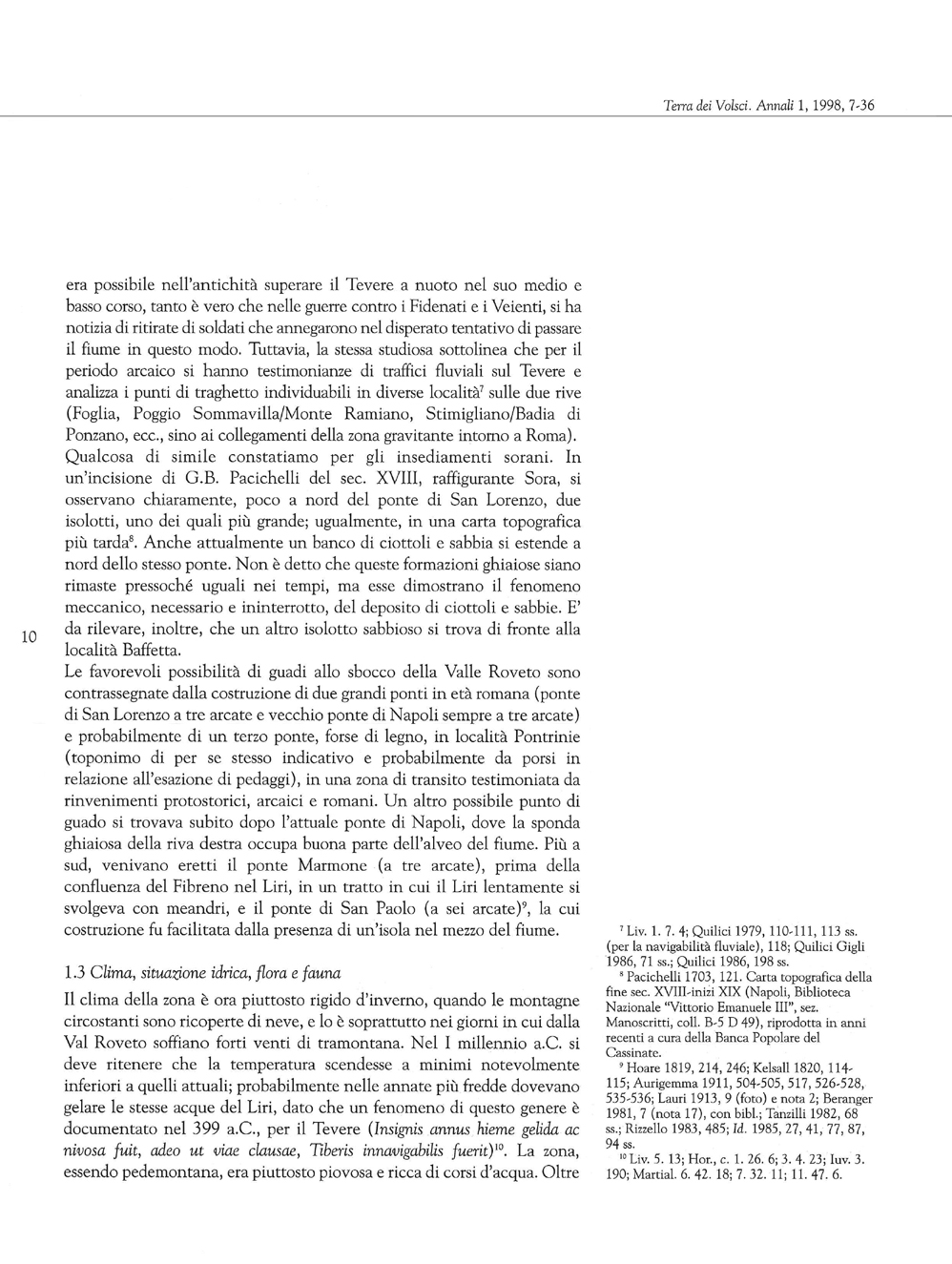 Terra dei Volsci. Annali del Museo Archeologico di Frosinone, 1998, 1, Rizzello