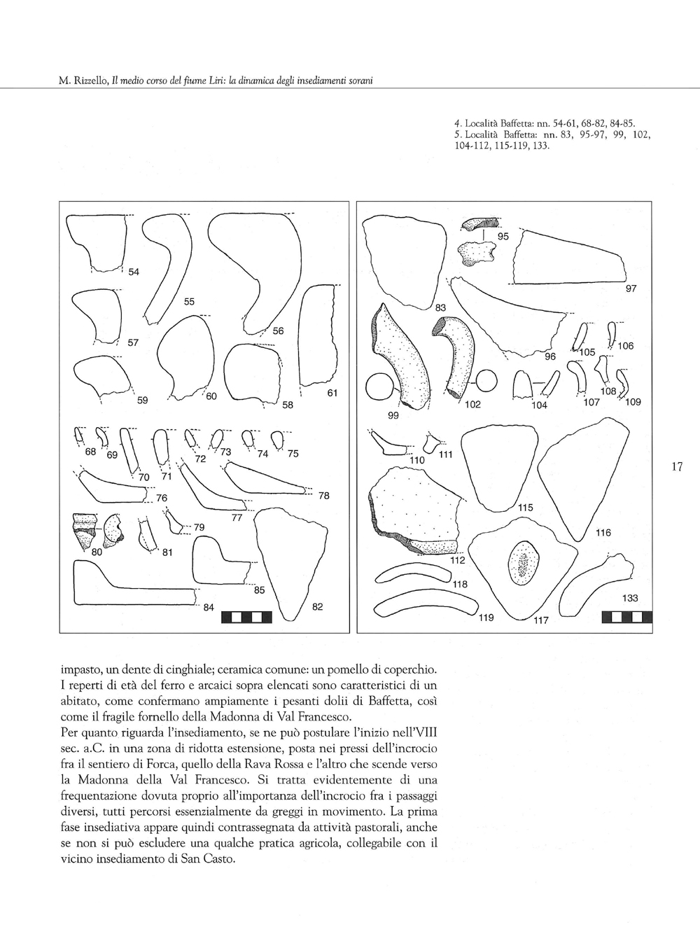 Terra dei Volsci. Annali del Museo Archeologico di Frosinone, 1998, 1, Rizzello