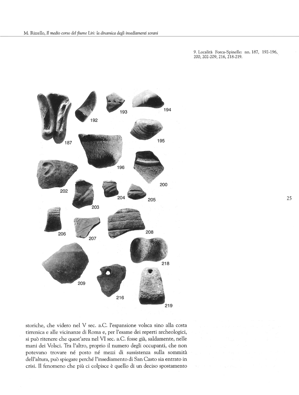 Terra dei Volsci. Annali del Museo Archeologico di Frosinone, 1998, 1, Rizzello